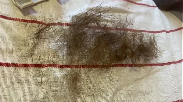 TRIMMING MY SUPER LONG PUSSY HAIR CLOSEUP