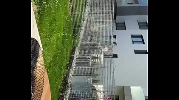 fucking on the balcony in front of the neighbors