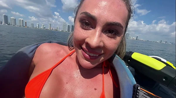 JetSki POV Fuck With Wild Mackenzie Mace And Aquatic Voyeurs. I LOVE MIAMI!!