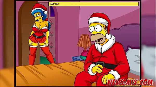 Christmas Present! Giving his wife as a gift to beggars! The Simptoons, Simpsons Hentai