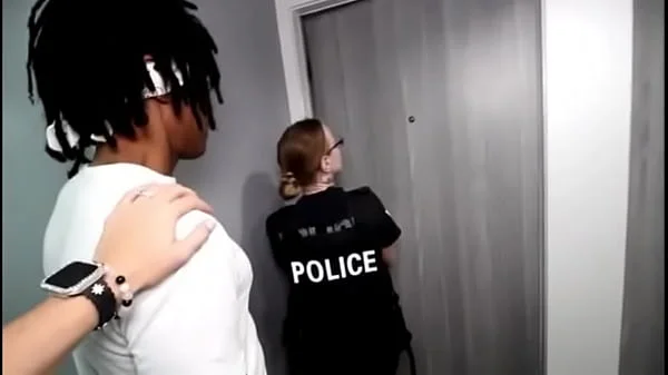 Fuck the Police - White Girl Cops 9 - Blonde Milf Cops protect and serve BBC in the hood