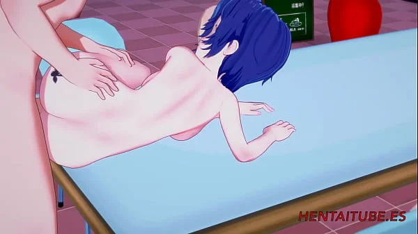 Tokyo Ghoul - Touka Kirishima Handjob, Blowjob and Fucked in a Table - Hentai 3D