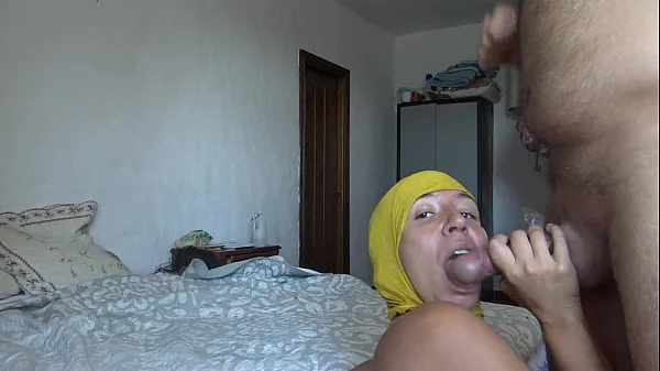 hot french algerian milf rimming her stepsons asshole and sucking his big cock