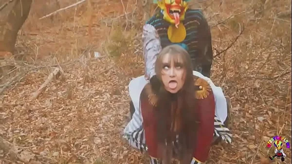 Fucking my step sister in the woods