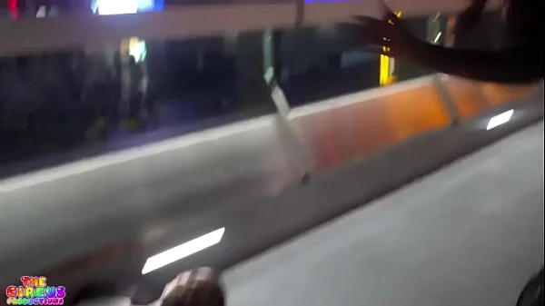 Michael Myers fucks Ebony Mystique on the Las Vegas Strip