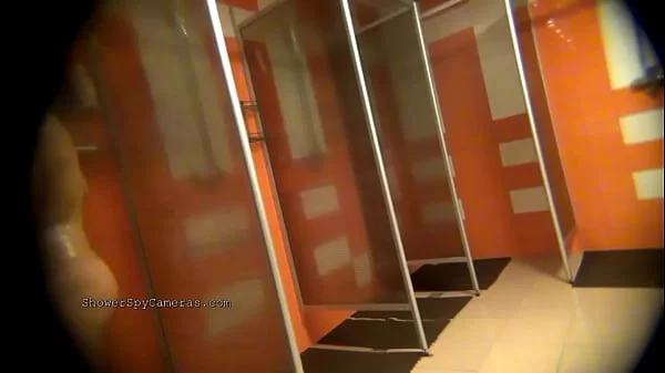 Hidden camera in Russian public bathroom