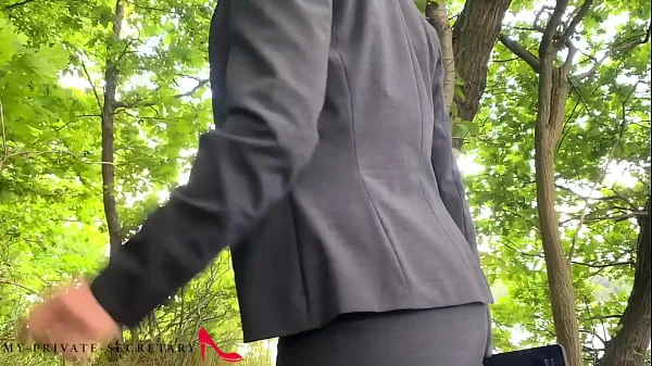 my private secretary used hard in public woods with clothes ripped off and pussy destruction