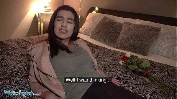 Public Agent Aaeysha gets fucked on Valentines Day in a hotel room